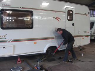 Caravan Chassis Servicing